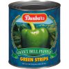 Dunbars Green Strips Sweet Bell Pepper, 102 Ounce, 6 Per Case | SKU: 139254 | UPC: 023709100185