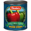 Dunbars® Mixed Red & Green Bell Pepper Strips, 102 Oz (Pack of 6) | SKU: 140267 | UPC: 023709130106