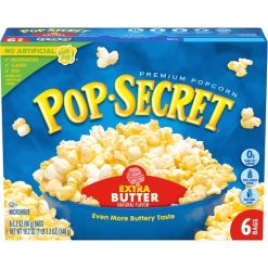 Pop Secret Popcorn Extra Butter Flavor, 19.2 Ounce, 6 Per Case | SKU: 763472 | UPC: 023896166865