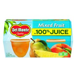 Del Monte Mixed Fruit In 100% Juice, 16 Ounce, 6 Per Case | SKU: 438714 | UPC: 024000034100