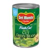 Del Monte Cut Green Beans, 14.5 Ounces, 24 Per Case | SKU: 438720 | UPC: 024000162865