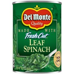 Del Monte Fresh Cut Leaf Spinach, 13.5 Ounce, 12 Per Case | SKU: 529392 | UPC: 024000578192
