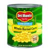 Del Monte Golden Sweet Whole Kernel Corn, 101 Ounce, 6 Per Case | SKU: 676215 | UPC: 024000244998