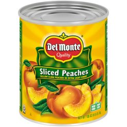 Del Monte Sliced Peaches In Extra Light Syrup, 105 Ounce, 6 Per Case | SKU: 688218 | UPC: 024000509660