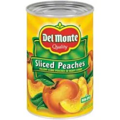 Del Monte Yellow Clingstone Peaches Sliced In Heavy Syrup, 15.25 Ounce, 12 Per Case | SKU: 580622 | UPC: 024000510857