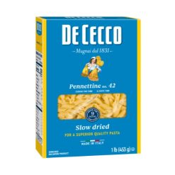 De Cecco No. 42 Pennette, 1 Pound, 20 Per Case | SKU: 393491 | UPC: 024094570423