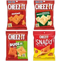 Kellogg s Cheez It Crackers 4 Flavors, 3 Ounce, 36 Per Case | SKU: 781351 | UPC: 024100123810