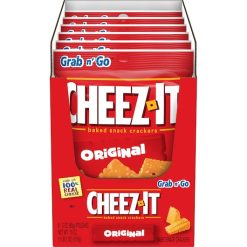 Cheez-It Baked Cheese Crackers Original, 3 Ounce, 36 Per Case | SKU: 428582 | UPC: 024100191321