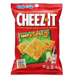 Cheez-It Hot & Spicy Snack, 3 Ounces, 6 Per Box, 6 Per Case | SKU: 481745 | UPC: 024100372782