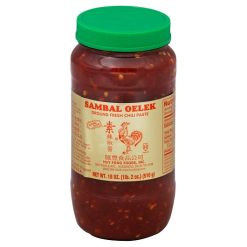 Huy Fong Sambal Oelex Chili Paste, 18 Ounce, 12 Per Case | SKU: 584248 | UPC: 024463101081