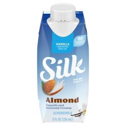 Silk Aseptic Vanilla Almond Milk, 8 Fluid Ounce, 6 Per Pack, 3 Per Case | SKU: 667494