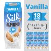 Silk Aseptic Vanilla Almond Milk, 8 Fluid Ounces, 18 Per Case | SKU: 546612 | UPC: 025293001329