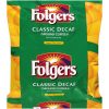 Folgers Decaffeinated Coffee, 0.9 Ounce filter pack, 10 Per Box, 8 Per Case | SKU: 364720 | UPC: 025500061368