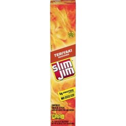 Slim Jim Teriyaki Seasoned, 0.97 Ounces, 144 Per Case | SKU: 690996 | UPC: 026200001302