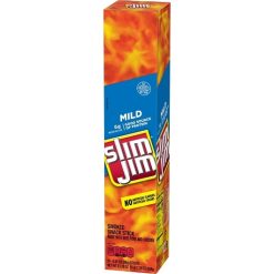 Slim Jim Giant Mild Snack Sticks, 0.97 Ounces, 24 Per Box, 6 Per Case | SKU: 496436 | UPC: 026200117508