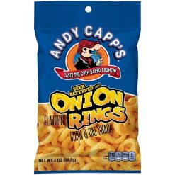 Andy Capp Beer Battered Onion Rings Baked, 2 Ounces, 12 Per Case | SKU: 724507 | UPC: 026200231914