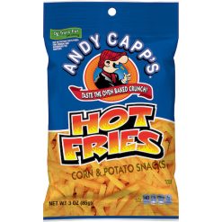 Andy Capp Hot Fries Unpriced, 3 Ounce, 35 Per Case | SKU: 514835 | UPC: 026200471501 | GTIN: 00026200471501
