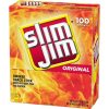 Slim Jim Original Snack Sticks, 0.44 Ounces, 100 Per Box, 4 Per Case | SKU: 496633 | UPC: 026200615097