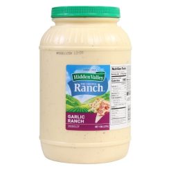 Hidden Valley Garlic Ranch Dressing, 1 Gallon, 2 Per Case | SKU: 802661 | UPC: 026700000508
