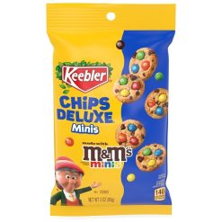 Keebler Chips Deluxe Minis Rainbow M&M s Cookies, 3 Ounce, 6 Per Box, 6 Per Case | SKU: 745096 | UPC: 027800063011