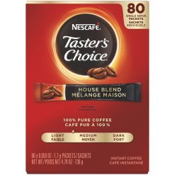 Nescafe Taster s Choice Stick Pack, 4.79 Ounces, 6 Per Case | SKU: 456206 | UPC: 028000157821