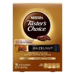 Nescafe Tasters Choice Instant Coffee Hazelnut, 1.69 Ounce, 8 Per Case | SKU: 642005 | UPC: 028000839185