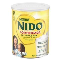 Nestle Nido Fortificada Dry Whole Milk, 56.3 Ounce Canister, 6 Per Case | SKU: 529550 | UPC: 028000713287
