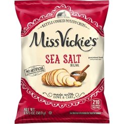 Miss Vickie s Sea Salt Kettle Cooked Potato Chips, 1.375 Ounce, 64 Per Case | SKU: 558607 | UPC: 028400444439