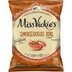 Miss Vickies Smokehouse Bbq Kettle Cooked Potato Chips, 1.375 Ounce, 64 Per Case | SKU: 564331 | UPC: 028400444514