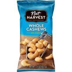 Frito Lay Nut Harvest Whole Cashews, 2.25 Ounce, 48 Per Case | SKU: 678329 | UPC: 028400077002