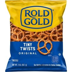 Rold Gold Tiny Twists Pretzel Bags, 2 Ounce, 64 Per Case | SKU: 589133 | UPC: 028400443913
