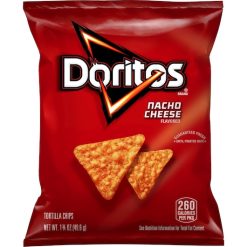 Doritos Nacho Cheese Tortilla Chips, 1.75 Ounce, 64 Per Case | SKU: 588153 | UPC: 028400443753