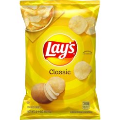 Lays Regular Potato Chips, 2.25 Ounce, 24 Per Case | SKU: 715220 | UPC: 028400361118