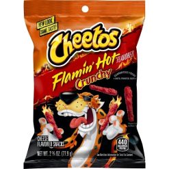 Cheetos Crunchy Flamin Hot Cheese Flavored Snack, 2.75 Ounce, 32 Per Case | SKU: 715216 | UPC: 028400361347
