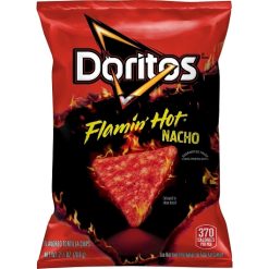 Doritos Flamin Hot Nacho Tortilla Chips, 2.5 Ounce, 24 Per Case | SKU: 715227 | UPC: 028400362931