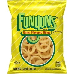 Funyuns Onion Flavored Rings, 1.875 Ounce, 24 Per Case | SKU: 719670 | UPC: 028400363174