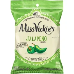 Miss Vickie s Jalapeno Kettle Cooked Potato Chips, 1.875 Ounce, 24 Per Case | SKU: 715222 | UPC: 028400363310
