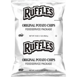 Frito Lay Bulk Potato Chips, 16 Ounce, 8 Per Case | SKU: 589137 | UPC: 028400477369