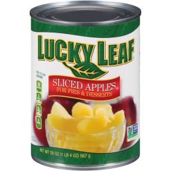 Lucky Leaf Sliced Apples In Water, 20 Ounce, 12 Per Case | SKU: 439752