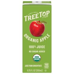 Tree Top Organic Apple Juice, 6.75 Fluid Ounce, 40 Per Case | SKU: 785110
