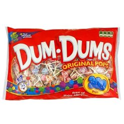 Spangler Candy Dumdum Pops Lollipops, 300 Count, 1 Per Pack, 8 Per Case | SKU: 577549 | UPC: 030800072020