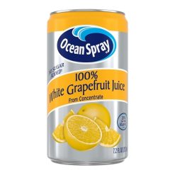 Ocean Spray 100% White Grapefruit Juice, 7.2 Fluid Ounce, 24 Per Case | SKU: 759088 | UPC: 031200020130