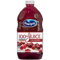 Ocean Spray 100% Cranberry Juice, 64 Fluid Ounce, 8 Per Case | SKU: 721662 | UPC: 031200007209