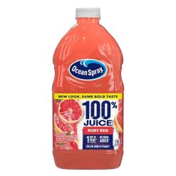Ocean Spray 100% Ruby Red Grapefruit Juice, 60 Fluid Ounce, 8 Per Case | SKU: 576970 | UPC: 031200336699