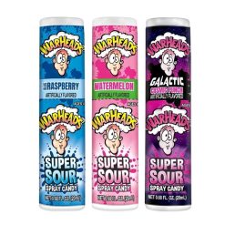 Warheads Super Sour Spray Candy, 0.68 Ounce, 288 Per Case | SKU: 726811 | UPC: 032134217184