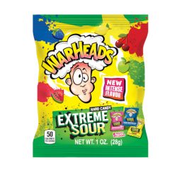 Warheads Extreme Sour Hard Candy, 1 Ounce, 12 Per Box, 15 Per Case | SKU: 726812 | UPC: 032134233030