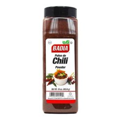 Badia Chili Powder, 16 Ounce, 6 Per Case | SKU: 699000 | GTIN: 00033844905095
