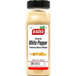 Badia Ground White Pepper, 16 Ounce, 6 Per Case | SKU: 700922 | GTIN: 00033844905484