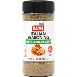 Badia Italian Seasoning, 1.25 Ounces, 6 Per Case | SKU: 709840 | UPC: 033844607425 | GTIN: 00033844607425