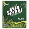 Irish Spring Bar Soap Aloe 3 Bar, 11.1 Ounces, 18 Per Case | SKU: 552096 | UPC: 035000141781